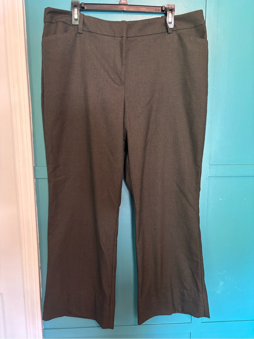 Ann Taylor Curvy Women's Dark Green Dress Pants Size 14
